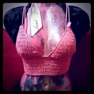 New Pink Victoria's Secret Tube Top Size XSW